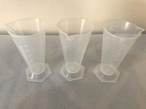 125 milliliter(ml) Clear Conical Measuring Cup by Sahana Medical Enterprises